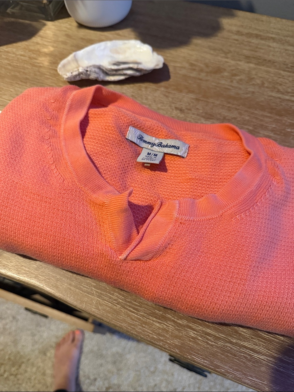 Tommy Bahama Men’s Coral Crewneck Knit Sweater
